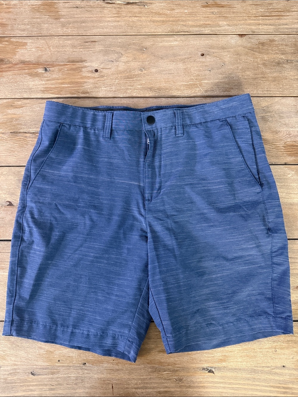 Apt. 9 Navy Stretch Flat-Front Men's Shorts